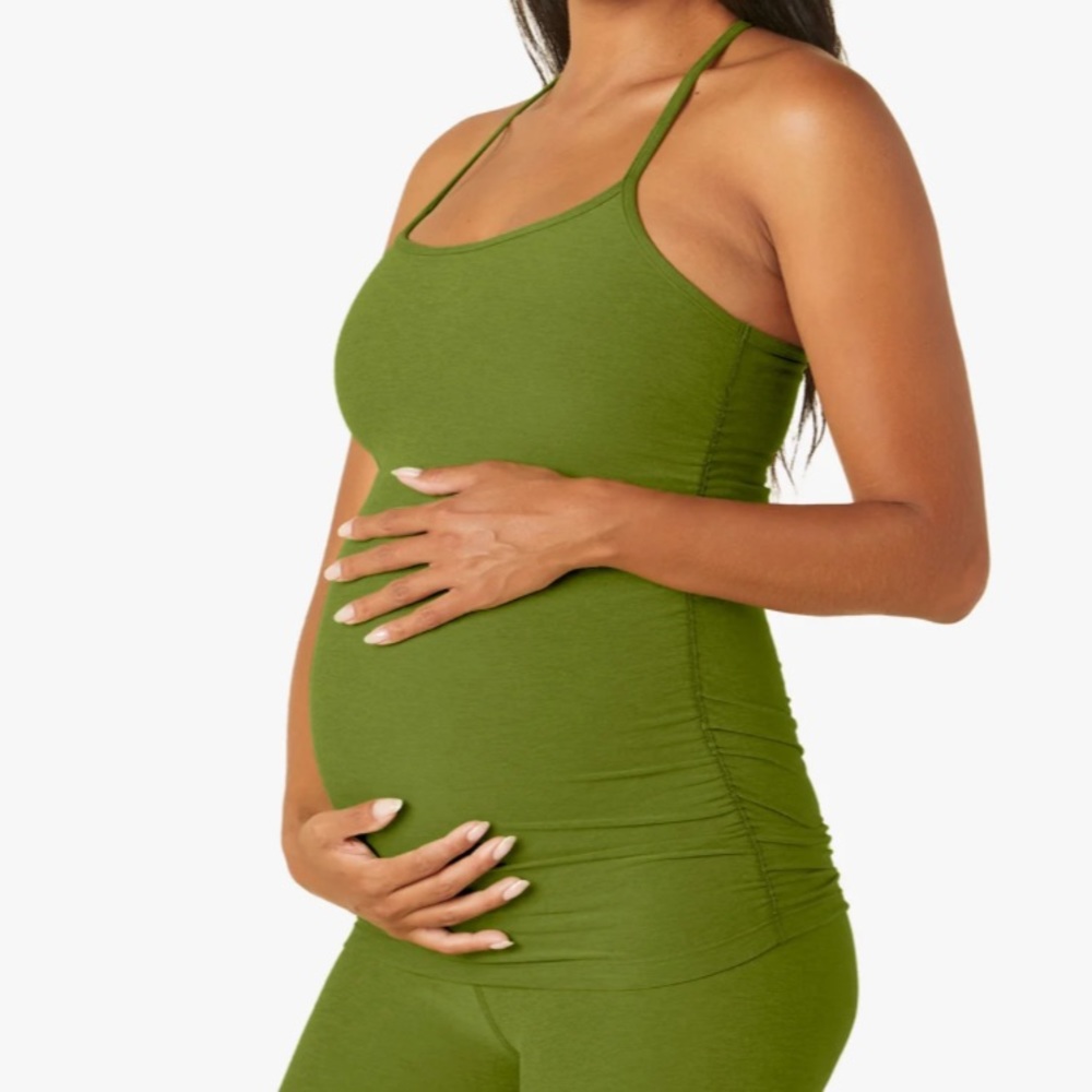 Spacedye Keep Your Cool Maternity Slim Racerback Tank